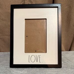 Rae Dunn Black and White Love Photo Frame